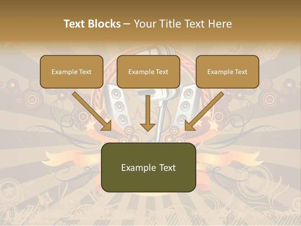 Vector Audio Concert PowerPoint Template