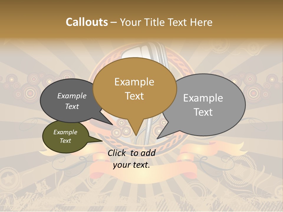 Vector Audio Concert PowerPoint Template