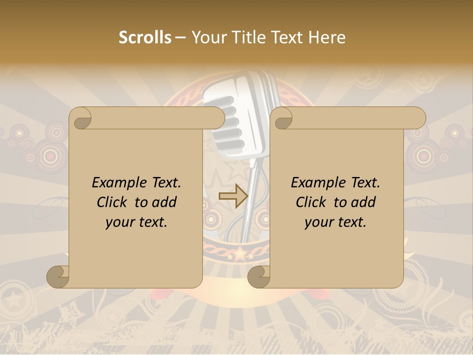 Vector Audio Concert PowerPoint Template