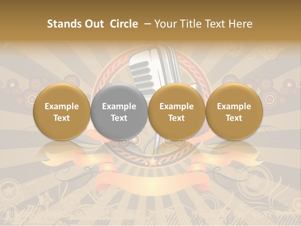 Vector Audio Concert PowerPoint Template