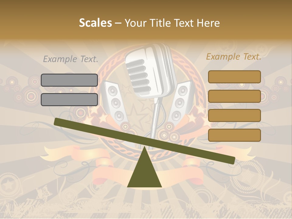 Vector Audio Concert PowerPoint Template