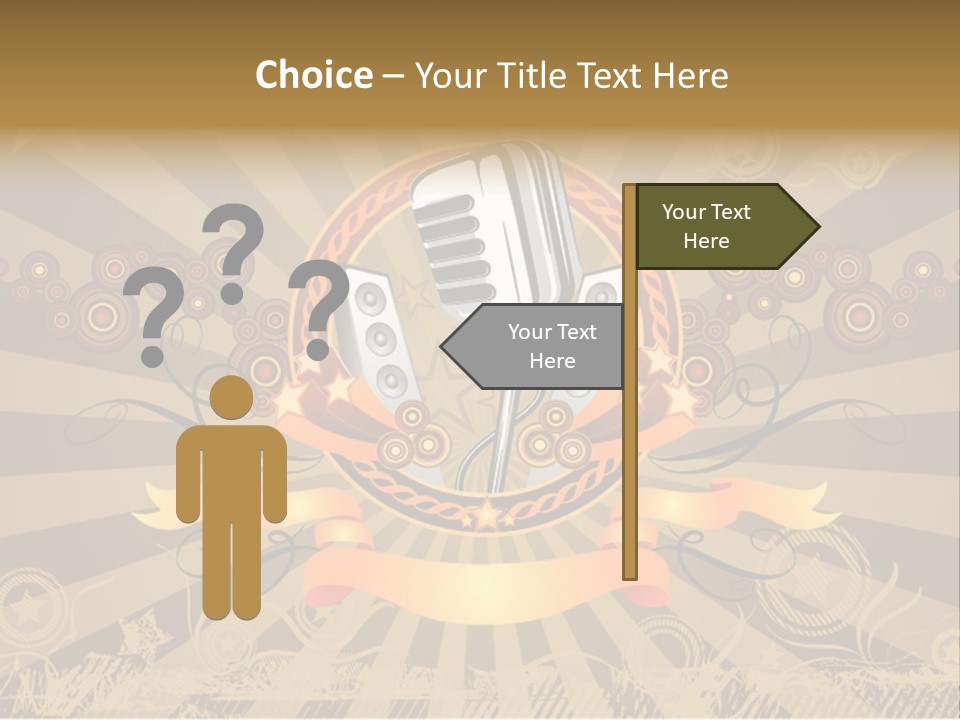 Vector Audio Concert PowerPoint Template