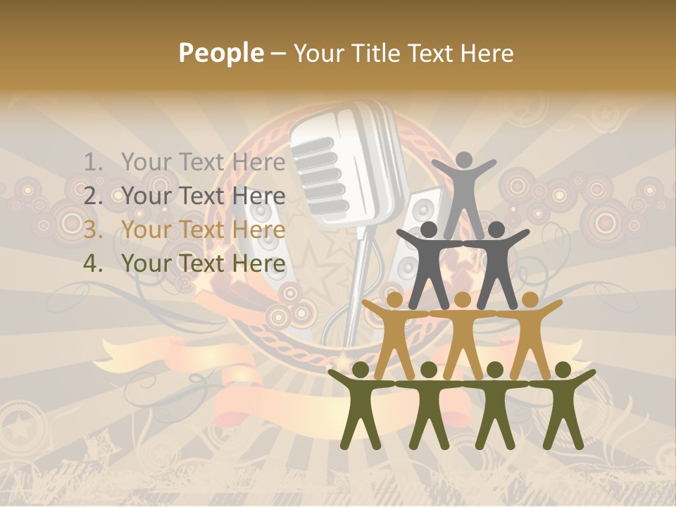 Vector Audio Concert PowerPoint Template