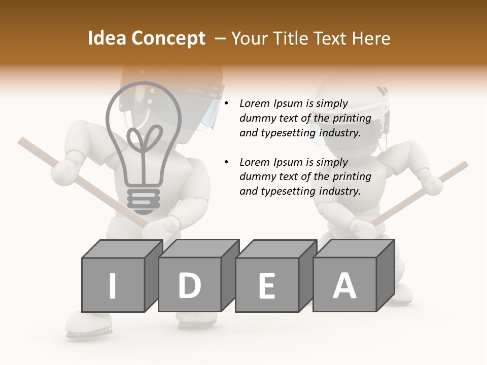 Illustration Visor Render PowerPoint Template