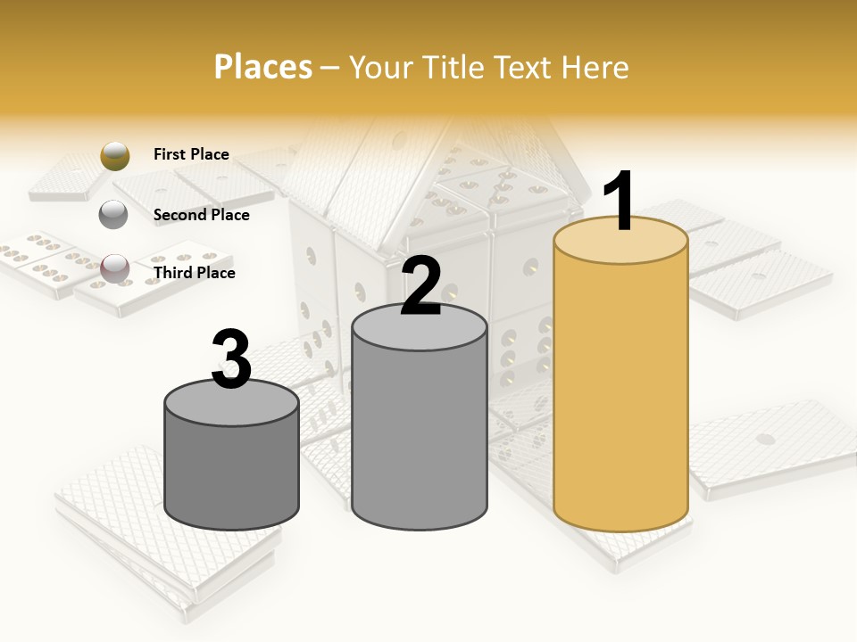 A House With Lots Of Holes In The Middle Of It PowerPoint Template