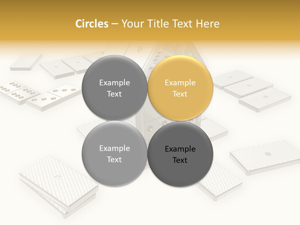 A House With Lots Of Holes In The Middle Of It PowerPoint Template