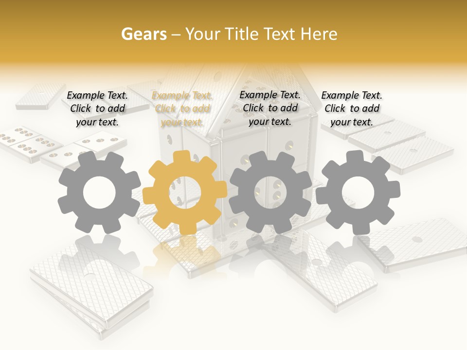 A House With Lots Of Holes In The Middle Of It PowerPoint Template