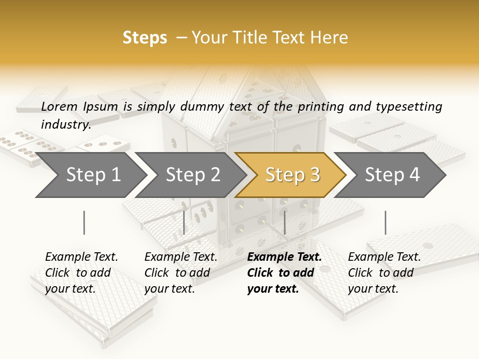 A House With Lots Of Holes In The Middle Of It PowerPoint Template
