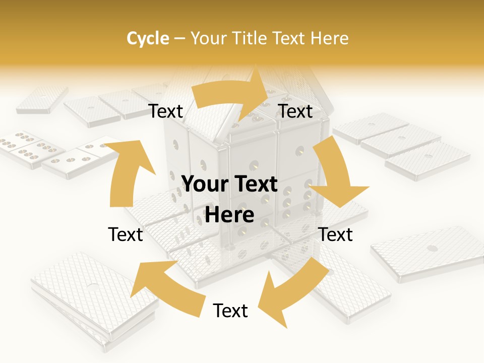 A House With Lots Of Holes In The Middle Of It PowerPoint Template
