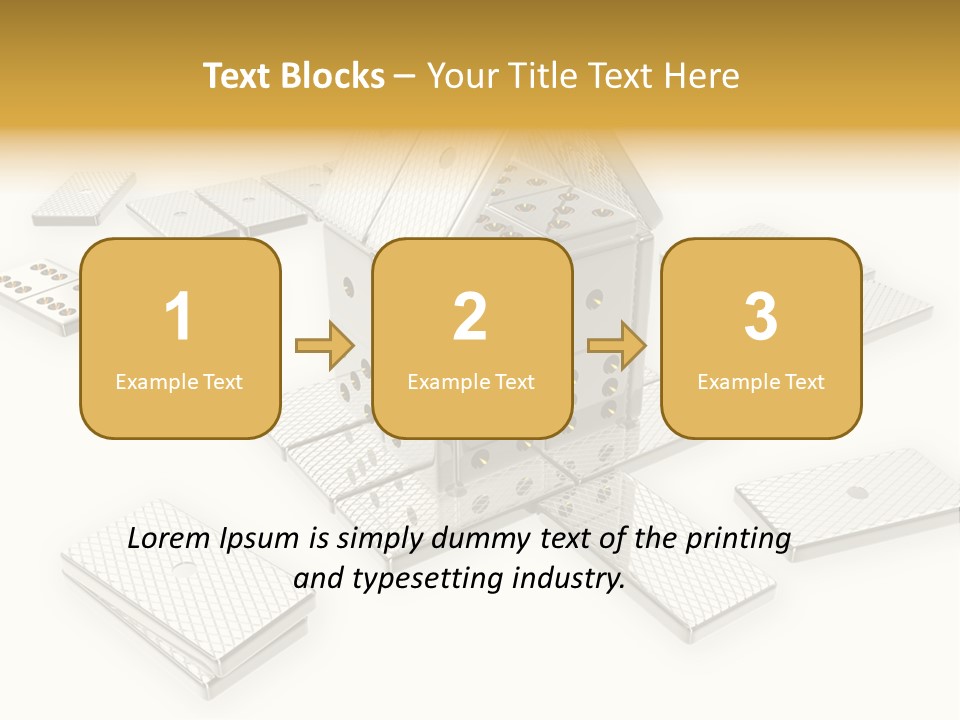 A House With Lots Of Holes In The Middle Of It PowerPoint Template