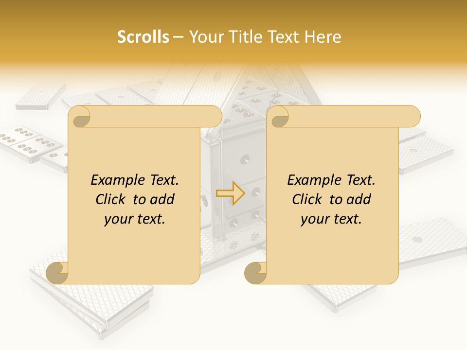 A House With Lots Of Holes In The Middle Of It PowerPoint Template