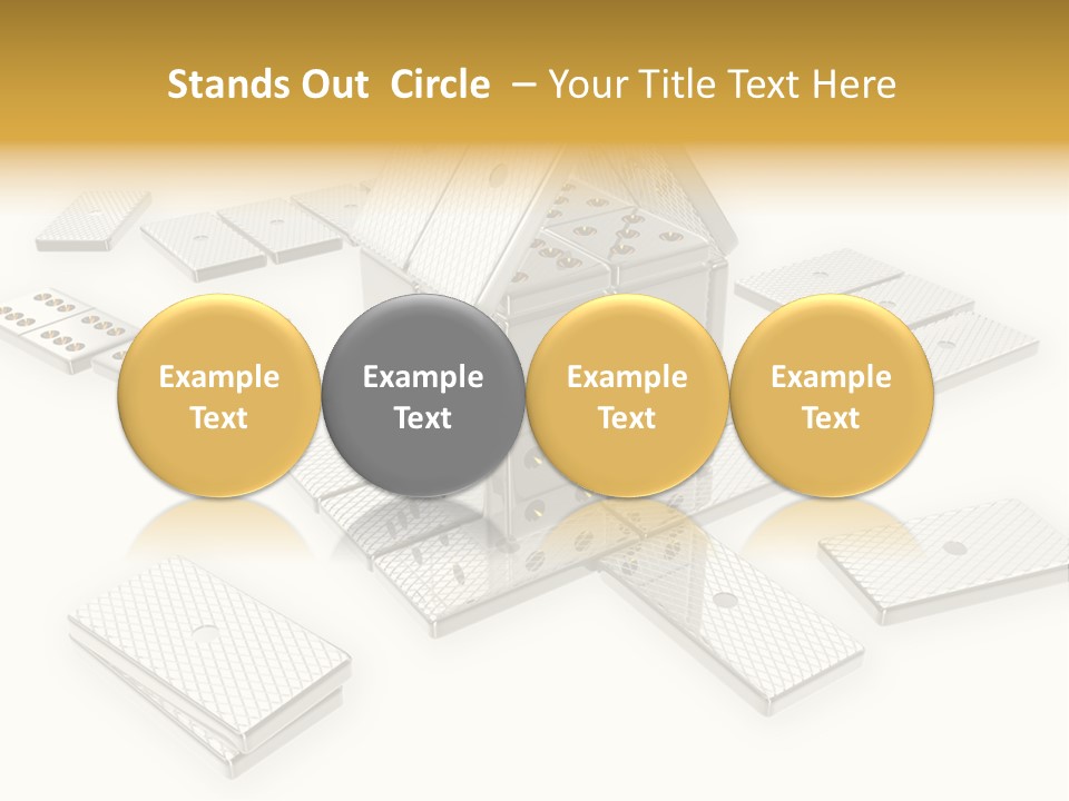 A House With Lots Of Holes In The Middle Of It PowerPoint Template