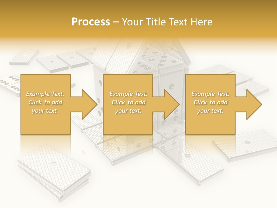 A House With Lots Of Holes In The Middle Of It PowerPoint Template