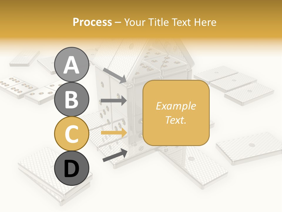 A House With Lots Of Holes In The Middle Of It PowerPoint Template