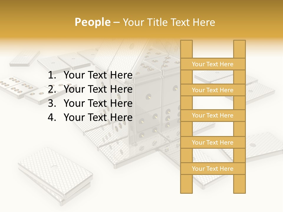 A House With Lots Of Holes In The Middle Of It PowerPoint Template