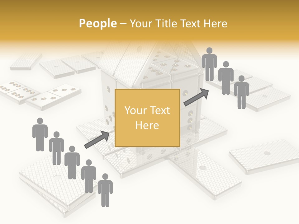 A House With Lots Of Holes In The Middle Of It PowerPoint Template