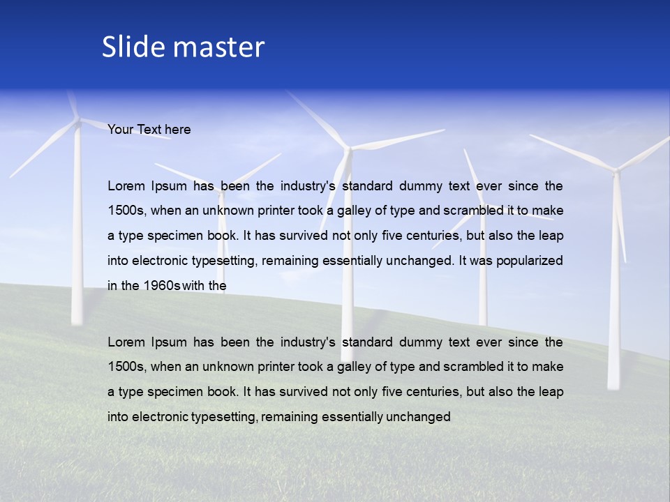 Generator Energy Warming PowerPoint Template