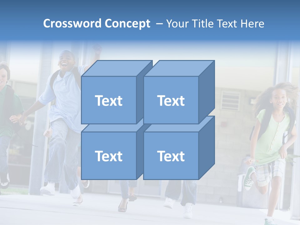 Happy Classmates Ethnicity PowerPoint Template