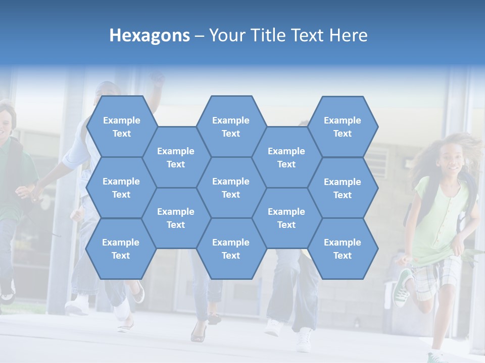 Happy Classmates Ethnicity PowerPoint Template