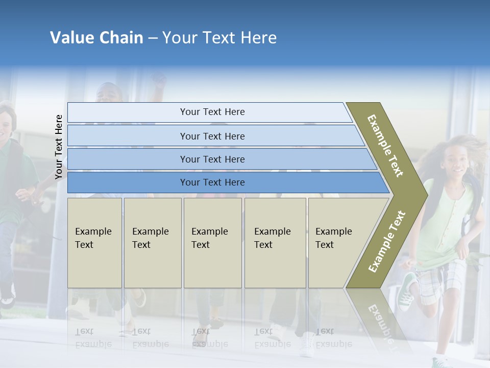 Happy Classmates Ethnicity PowerPoint Template