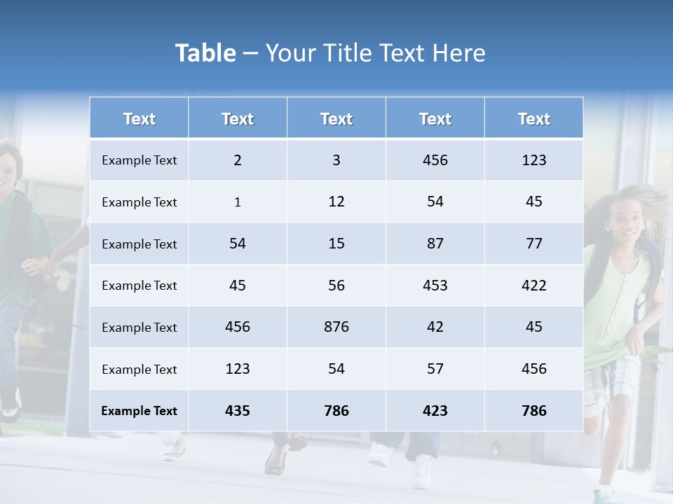 Happy Classmates Ethnicity PowerPoint Template