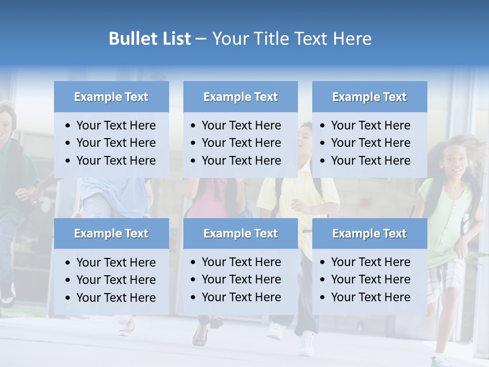 Happy Classmates Ethnicity PowerPoint Template