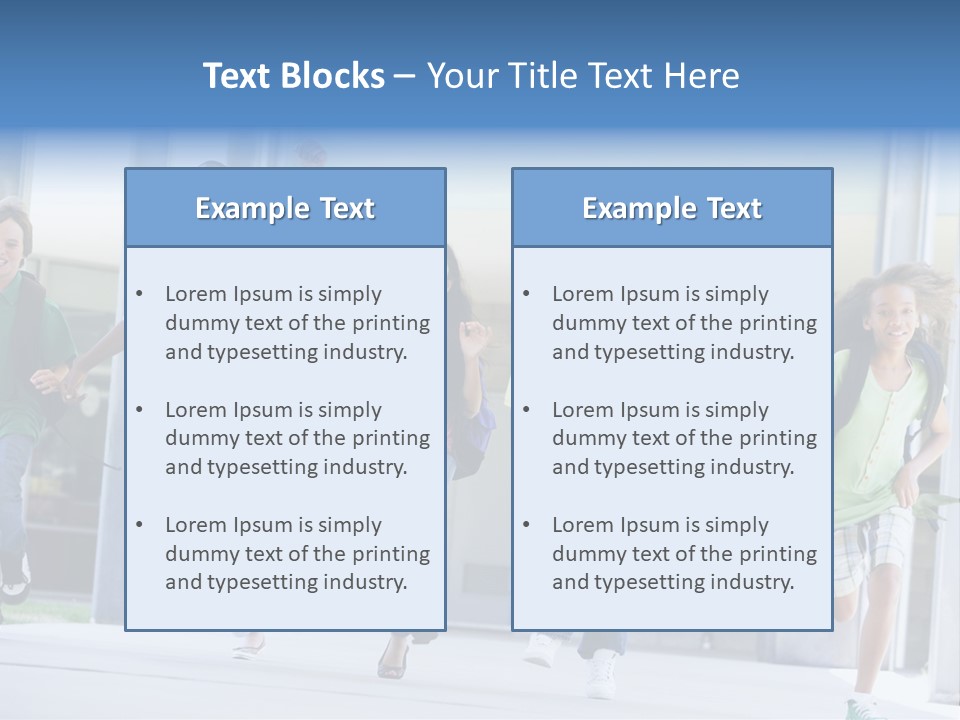 Happy Classmates Ethnicity PowerPoint Template