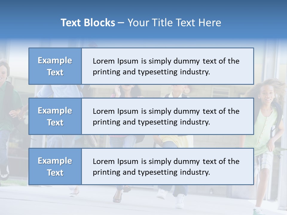 Happy Classmates Ethnicity PowerPoint Template