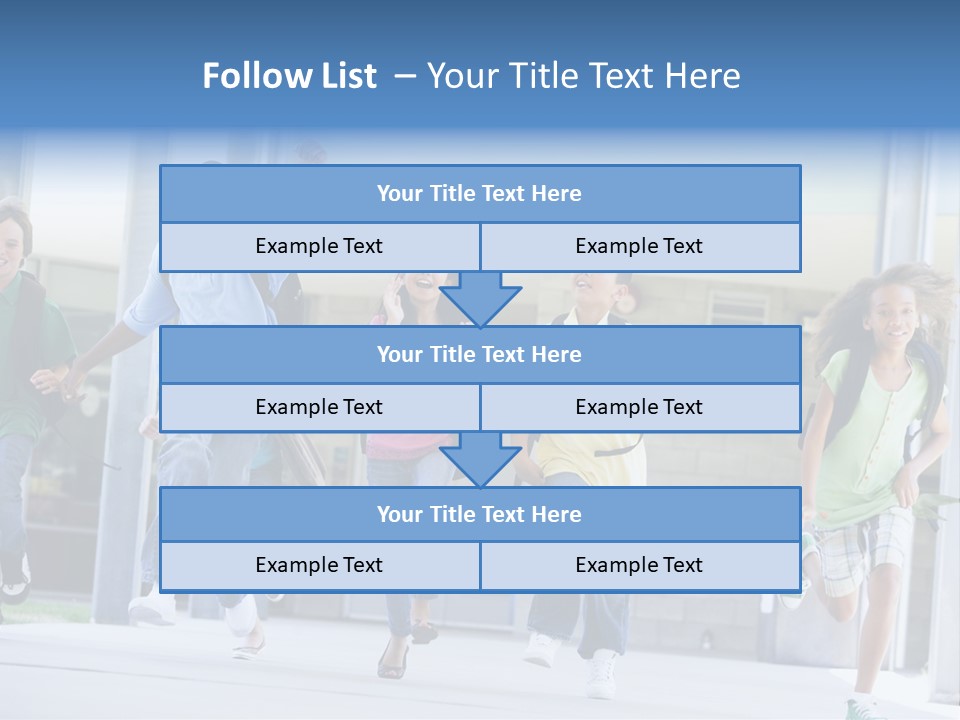 Happy Classmates Ethnicity PowerPoint Template
