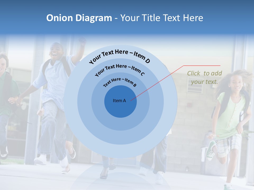 Happy Classmates Ethnicity PowerPoint Template