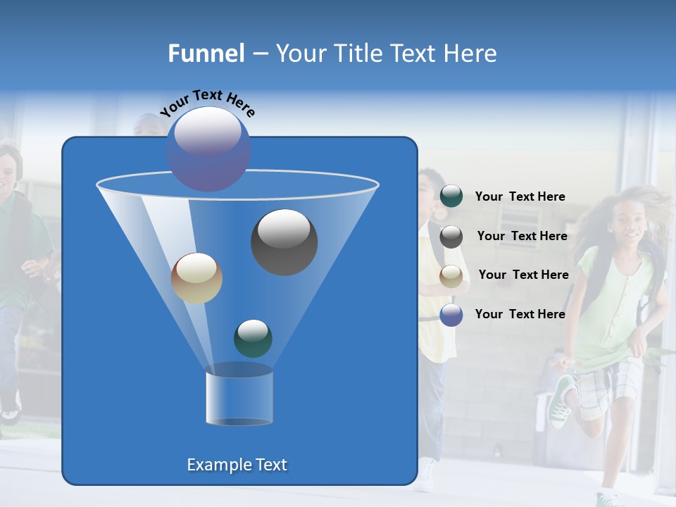 Happy Classmates Ethnicity PowerPoint Template