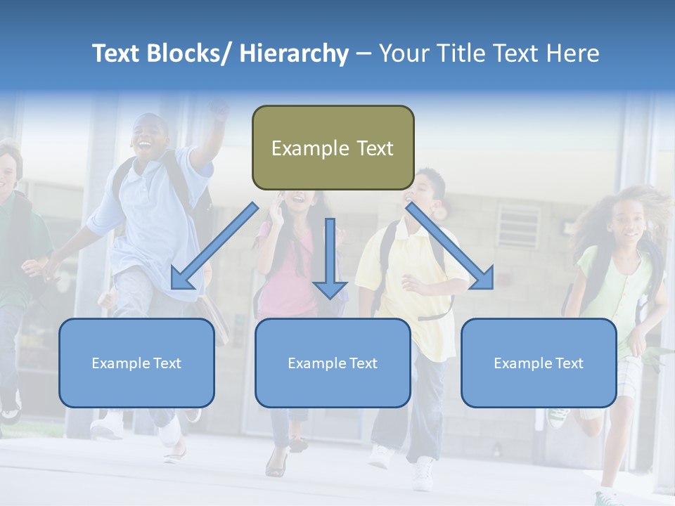 Happy Classmates Ethnicity PowerPoint Template