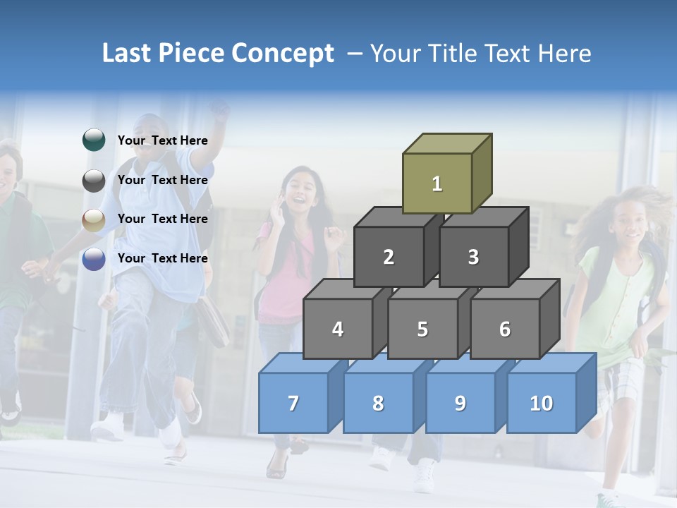 Happy Classmates Ethnicity PowerPoint Template