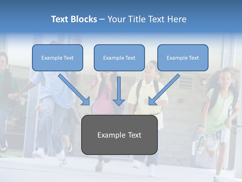 Happy Classmates Ethnicity PowerPoint Template