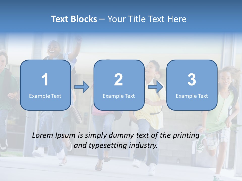 Happy Classmates Ethnicity PowerPoint Template
