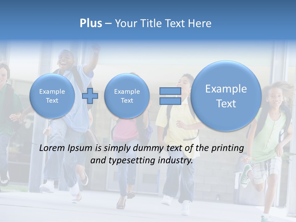 Happy Classmates Ethnicity PowerPoint Template