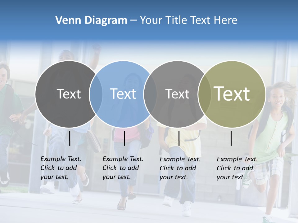 Happy Classmates Ethnicity PowerPoint Template