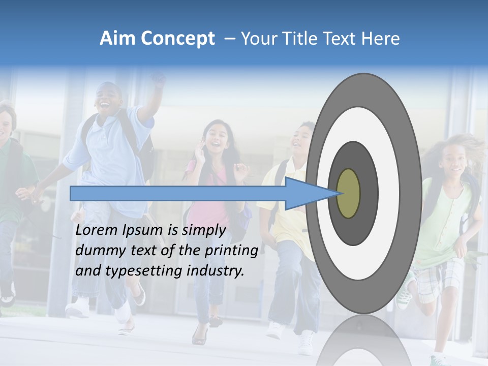 Happy Classmates Ethnicity PowerPoint Template