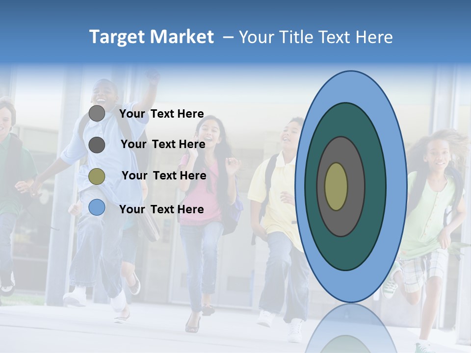 Happy Classmates Ethnicity PowerPoint Template