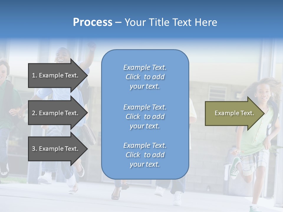 Happy Classmates Ethnicity PowerPoint Template