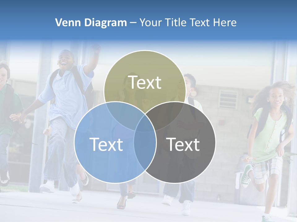 Happy Classmates Ethnicity PowerPoint Template