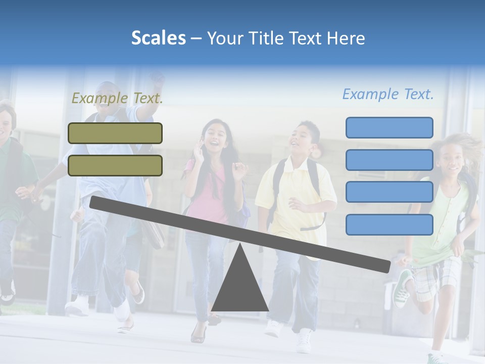 Happy Classmates Ethnicity PowerPoint Template