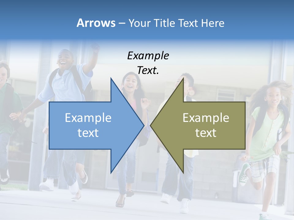 Happy Classmates Ethnicity PowerPoint Template