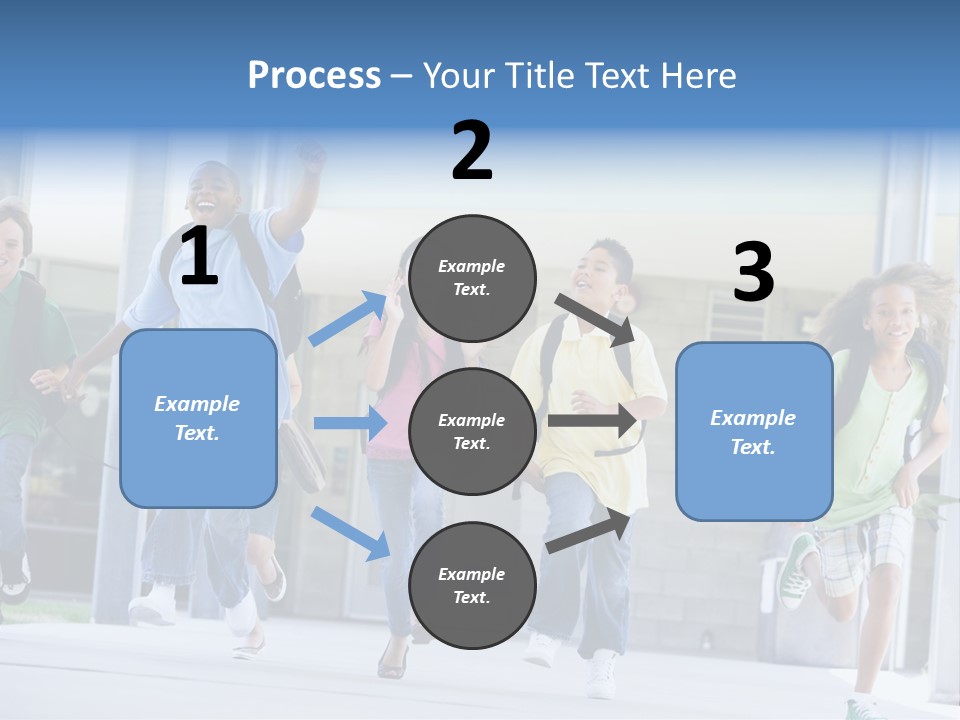 Happy Classmates Ethnicity PowerPoint Template