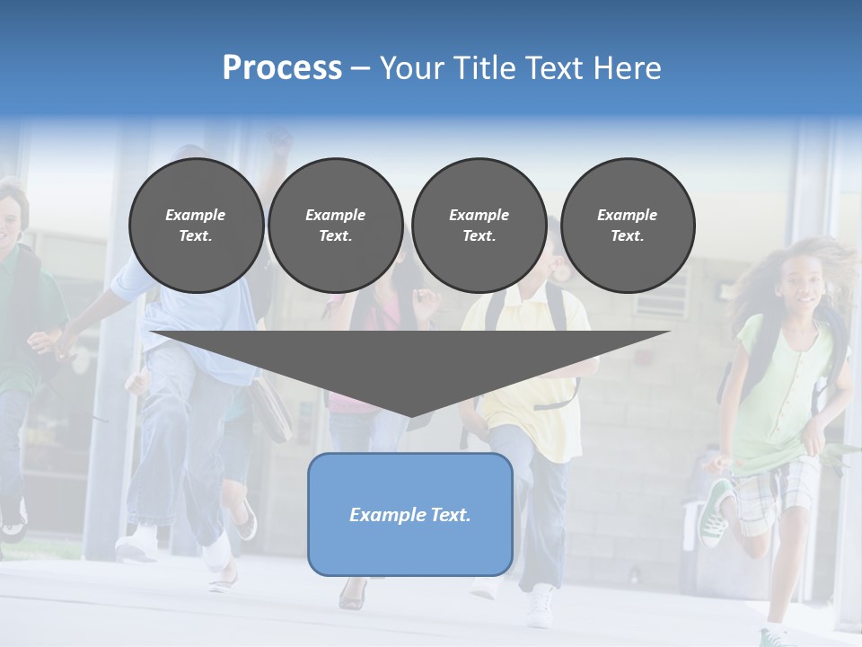 Happy Classmates Ethnicity PowerPoint Template
