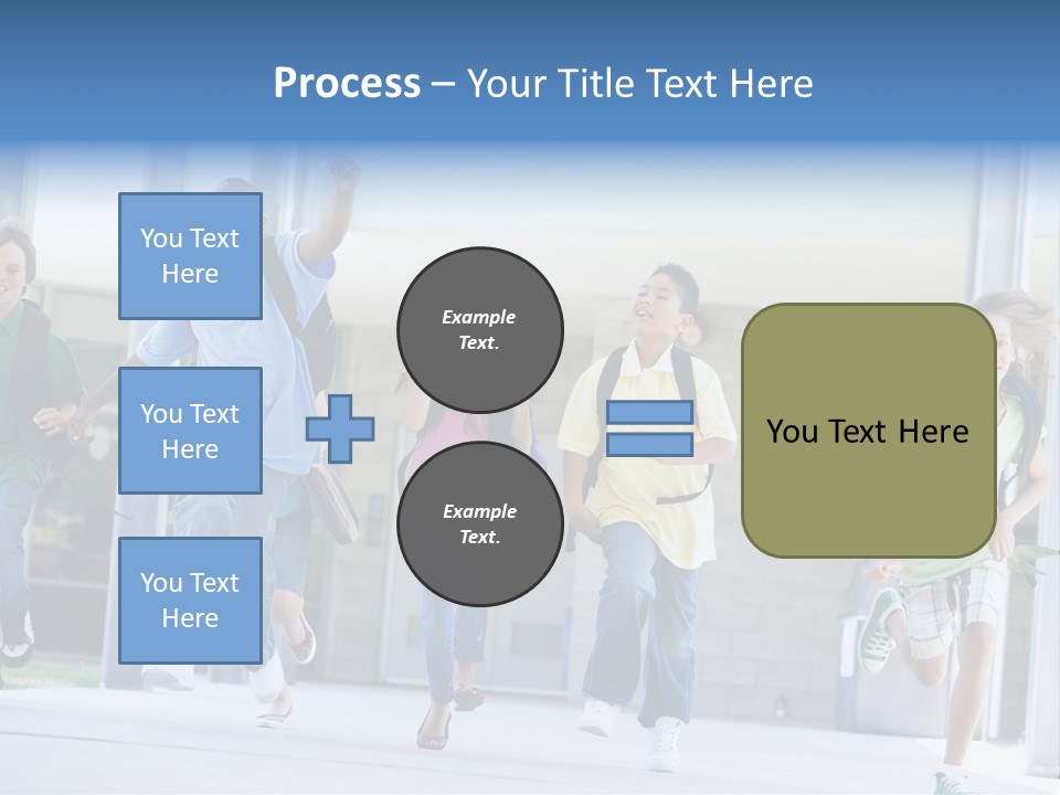 Happy Classmates Ethnicity PowerPoint Template