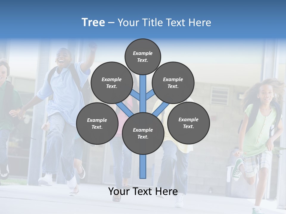 Happy Classmates Ethnicity PowerPoint Template