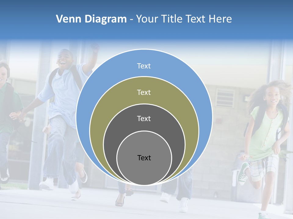 Happy Classmates Ethnicity PowerPoint Template