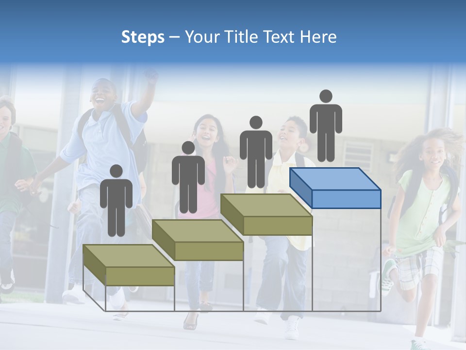 Happy Classmates Ethnicity PowerPoint Template