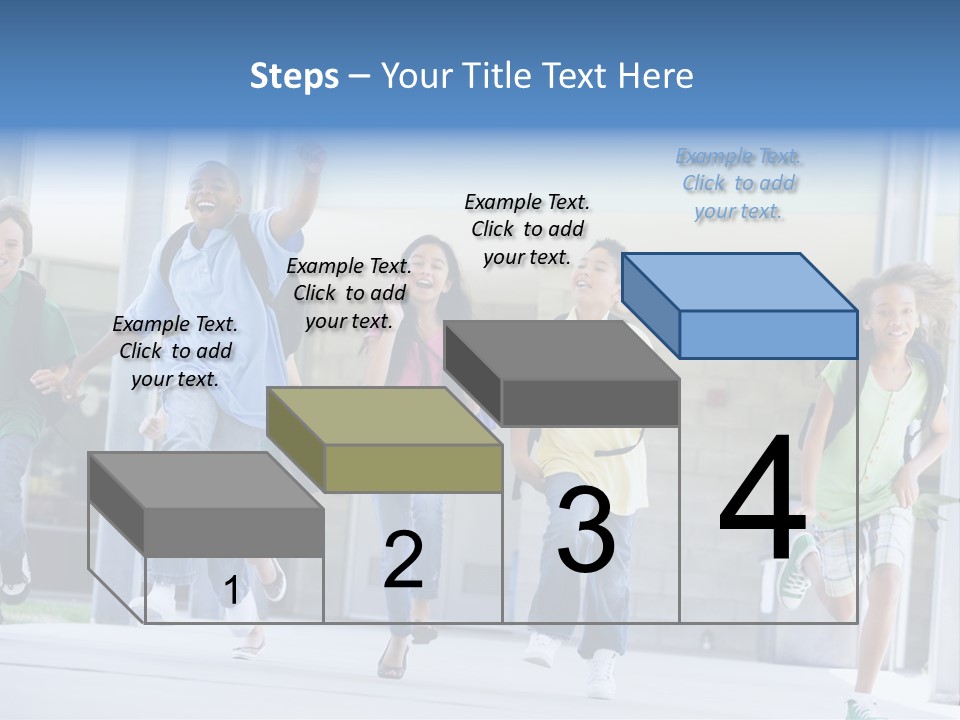 Happy Classmates Ethnicity PowerPoint Template